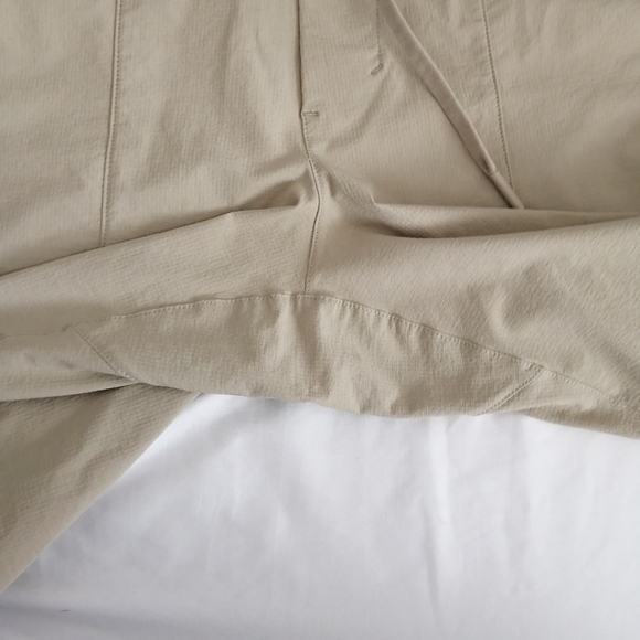 Lululemon Men's Bowline 8" Shorts Stretch Ripstop in Trench Tan Khaki Small - Picture 10 of 16